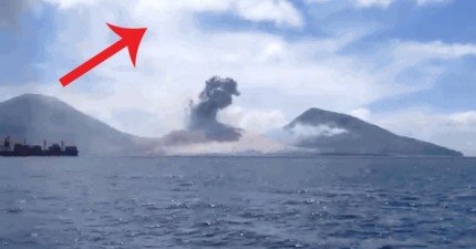 火山爆發時的音爆